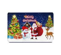 SMSJTMWHN Tapis de bienvenue Merry Christmas pour entrée intérieure et extérieure, tapis de sol discret facile à nettoyer, tapis d'entrée avant, décoration d'intérieur, 61 x 40,6 cm