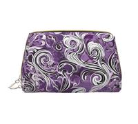 SMSJTMWHN The Sea Witch Trousse de maquillage élégante et durable en cuir avec plusieurs compartiments, résistante à l'eau, organiseur de grande capacité pour les voyages et la maison, blanc, One Size