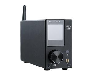 SMSL AD18 V3 HiFi Amplificateur Stéréo Audio avec Bluetooth 4.2 Supporte Apt-X, USB DSP Full Digital Power Amplifier 2.1, Petit Amplificateur 80Wx2 avec Sortie de Subwoofer