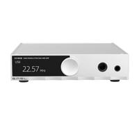SMSL D100 DAC et ampli casque de bureau, puce ES9081, interface audio à équilibre réel pour chaîne stéréo domestique, MQA, entrées USB/optique/coaxiale, sorties 4,4 mm & 6,35 mm/RCA (argent)