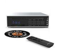 SMSL PL20 Lecteur CD HiFi pour la maison Lecteur USB CD Ripper Argent