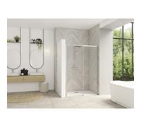 Smt Design Extensible clt ss 137/150 prof chr verre transp, fixe à droite - KINEDO PA9235CTNED