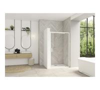 Smt Design Extensible pvte XXL 117/130 prof blanc verre transp - KINEDO PA9205BTNE