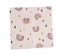 SMT105-EF345 Protection de sol pour chaise haute de bébé, tapis de jeu imperméable pour bébé (110 x 110 cm, protection pour bébé