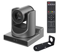 SMTAV Caméra PTZ, zoom optique 30x avec suivi AI, sorties HDMI/SDI/USB 3.0/IP en streaming pour réunion, église, événements, enseignement (zoom optique 30x, gris)