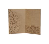 SMTCM Carte de vœux, 18 x 12,5 cm, motif floral, à paillettes, pour mariage, cartes d'invitation rétro Hollow, carte postale, carte postale, carte de mariage, carte d'anniversaire pour l'obtention