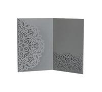 SMTCM Carte de vœux, 18 x 12,5 cm, motif floral, à paillettes, pour mariage, cartes d'invitation rétro Hollow, carte postale, carte postale, carte de mariage, carte d'anniversaire pour l'obtention