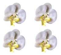 SMTCM Lot de 2 paires de boucles d'oreilles en forme de papillon orchidée - Style vintage - Pour fête, mariage, Noël et tous les jours - Accessoires légers pour femme