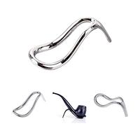 SMTHOME 2PCS Support de support de pipe de tabac de forme de talon haut Support de pipe de tabac Présentoir de pipe de tabagisme d'acier inoxydable