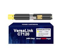 SMTSEC Cartouche De Toner Compatible VersaLink C7120 4 Couleurs Compatible pour Xerox VERSALINK C7120 C7125 C7130, Rendement De Page Élevé,Yellow-Large Capacity