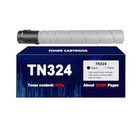 SMTSEC Cartouche De Toner Couleur De Remplacement, Compatible TN324, pour Konica Minolta Dbizhub C258/308/368, Cartouche d'encre Haute Définition,Black 1 Piece-TN324