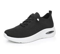 SMTSEC Chaussures De Course Femmes Chaussures De Marche Orthopédiques Diabétiques Hallux Valgus Chaussures Légères Respirantes Plateformes De Formation, Chaussures De Jogging en Extérieur,Black-39 EU