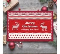 SMTTOMT Paillasson de bienvenue de Noël, tapis de bain en pierre, terre de diatomées, super absorbant, séchage rapide, antidérapant, naturel pour salle de bain moderne, 60 x 40 cm