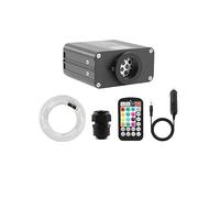 SMTYXS 16W Scintillant Ciel Étoilé Voiture Étoile Plafonnier Fiber Optique Lumière LED Étoile Toit Intérieur Atmosphère Lumière Voiture Décor À La Maison(100pcs 0.75mm 200cm)