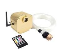 SMTYXS 16W Scintillant RGBW Voiture Fiber Optique Étoile Plafond Musique Contrôle LED Ciel Étoilé Lumière Kit for Maison Voiture Toit Ciel Étoilé Plafond(300pcs 0.75mm 3M)