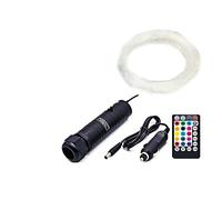 SMTYXS 300Pcs 300CM RGB LED Fibre Optique Toit De Voiture Plafonniers Étoiles