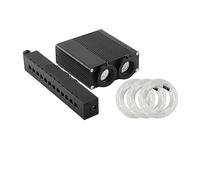 SMTYXS 32W Meteor Car Starry Sky Fiber Optic Light Kit Star Ceiling LED Ambient Light Home Interior Decor Star Light Music Control(600 0.75 4m 100 1 4m)