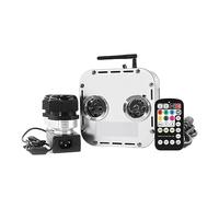 SMTYXS 32W Twinkle Double Heads Starry Sky Light Fibre Optique Lumière Home Cinéma Plafond Décoration Car Star Light Ambiance Lumière(2 Color Control)