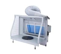 SMTYXS Cabine De Pulvérisation D'aérographe Avec 3 Ventilateurs, Rideau D'eau For Modèle Peinture Loisir, Vent Plus Fort