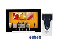 SMTYXS Interphone Vidéo Intelligent Tuya 7 Pouces 1080P, WiFi, Sonnette, Caméra, Déverrouillage RFID, Système De Contrôle D'accès(Set 1-1v1)