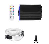 SMTYXS Smart Car LED Fiber Light Bluetooth RGBW Twinkle Et Shooting Star Engine Plus avec Contrôle RF for Plafonnier De Théâtre(RGBW Mix 300pcs Set)
