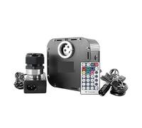 SMTYXS Source De Lumière Optique De Fibre De Lumière De Ciel Étoilé De Scintillement De 50W avec La Décoration De Plafond D'étoile De Télécommande De Contrôle De Dmx512(Single Head)