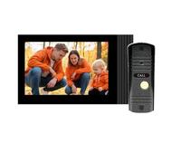 SMTYXS Système D'interphone Vidéo 1080p, Interphone Vidéo Intelligent sans Fil Tuya, Écran 7 Pouces, Détection De Mouvement, for Maison, Villa, Appartement(1 Monitor 1 Panel)