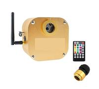 SMTYXS Toit De Voiture Ciel Étoilé Plafonnier 16W Scintillant RGBW Voiture LED Intérieur Lampe Intelligente Musique Contrôle Fiber Optique Étoile Plafond(Only Light no Fibers)