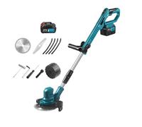 SMTYXS Tondeuse À Gazon Électrique sans Fil Pliable Et Réglable, Outil Électrique De Coupe Et D'élagage De Jardin Efficace for Batterie 18 V