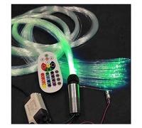 SMTYXS Voiture DC12V 3W RVB LED Fiber Optique Star Plafonnier Kit 200pcs 0.75mm 2m