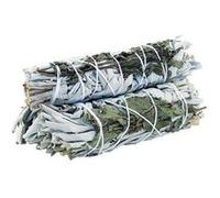 Smudge Stick Sauge Blanche & Menthe Poivrée 10cm Vendu par 1