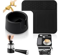 SMUJU Kit de tassage & tapis silicone pour Ninja Luxe Cafe ES601EU/ES701EU | Kit 2 pièces : base de tassage stable + tapis supérieur silicone; antidérapant, résistant à la chaleur, facile à nettoyer