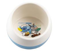 Smurfs duvoplus, Gamelle et/ou écuelle Smurftastic pour Lapins et rongeurs 800 ML,Céramique, Solide et Stable, pour Les Aliments secs et humides Ainsi Que l'eau, Passe au Lave-Vaisselle