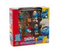 The Smurfs Les Schtroumpfs, Coffret 6 Figurines 5,5 cm, Dont 1 Figurine Exclusive Azraël, pour Les Enfants dès 3 Ans, PUF141