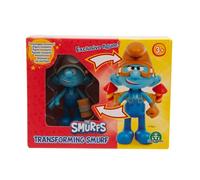 Smurfs- Puffi Les Schtroumpfs - Figurine Transformation - Schtroumpf Bricoleur