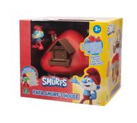 Smurfs- Puffi Les Schtroumpfs - Maison Magique (Avec Clé, 1 Figurine Et Des Accessoires) - Grand Stchtroumpf
