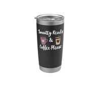 Smutty Reads and Coffee Please Dark Romance Book Smut Reader Gobelet isotherme en acier inoxydable double paroi
