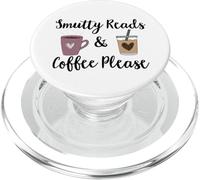Smutty Reads & Coffee Please I Like Books Spicy & Coffee ICY PopSockets PopGrip pour MagSafe