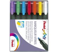 [SMW26/7] Pentel Pochette de 7 Marqueurs craie WET ERASE CHALK MARKER SMW26