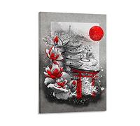 SMWY Art japonais DYJ Poster décoratif sur toile pour salon, chambre à coucher 30 x 45 cm