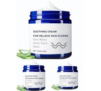 SMXTJBAI Crème apaisante Naturelle à la Mousse de mer et à l'avoine, crème apaisante Naturelle pour l'océan, crème Anti-eczéma à l'aloe Vera, crème hydratante pour l'eczéma pour Peau sèche
