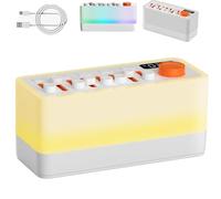 SMXTJBAI Machine à Sons Takoo, Bruit Blanc Takoo, Haut-Parleur Takoo 3 en 1, Haut-Parleur Bluetooth DIY, 8 Sons naturels, 12 Couleurs, veilleuse, minuterie de Sommeil