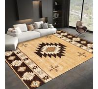 SMXVRC Ouest Moquette pour Chambre, 60x110cm, Sud Ouest Autochtone Tapis Salon, Acile à Nettoyer AntidéRapant Lavable RéSistant Poil Court LéGer Home Tapis pour Bureau EntréE IntéRieure