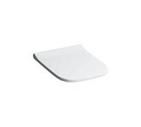 Keramag Smyle Smyle Slim SiÚge WC avec couvercle, enveloppant, antibactérien, charniÚres QuickRelease, blanc, avec mécanisme de fermeture souple - 500.687.01.1