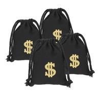 SMYTJSYC Pochettes de rangement avec cordon de serrage en toile pour bonbons, cadeaux en vrac, comme indiqué, comme sur l'image, A
