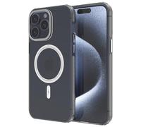 SMYTU Coque Magnétique pour iPhone 15 Pro 6.1 Pouces Compatible avec MagSafe, Mat Transparente Protection Antichoc Souple Silicone TPU étui Bumper Housse Case Cover pour iPhone 15 Pro, Noir