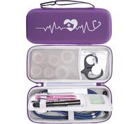 SMYV Étui rigide pour stéthoscope 3M Littmann Classic III, Cardiology IV, Lightweight II S.E, MDF Acoustica Deluxe, étui de rangement rigide pour accessoires de stéthoscope, essentiels de l'école
