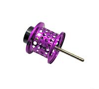 SMZhomeone 1 bobine de moulinet de pêche pour Daiwa 19 24 Tatula TW 100 pour ELITE CT100 Salamandura 150 CNC en métal petit appât pièce de mise à niveau noir matériel de moulage (violet)