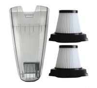 SMZhomeone 1 couvercle avant anti-poussière et 2 filtres lavables pour aspirateur Midea MVC-16T-B MVC-16T-GN U1 M1-Y M1-C A1, réutilisable, empêche les petites particules de poussière et longue durée