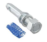 SMZhomeone 1 goupille d'attelage de tracteur Cat 1 accessoire d'attelage S07020800 pour tracteurs, crochet d'attelage en métal avec mécanisme de verrouillage, pièces d'attelage à 3 points pour